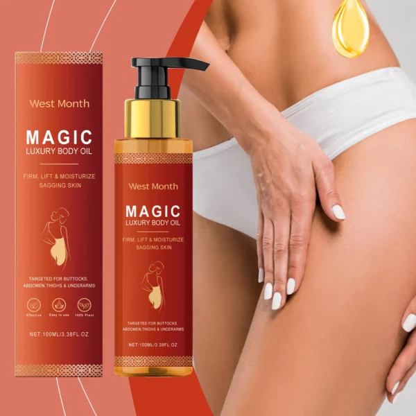 WEST MONTH Magic Luxury Body Oil Winter Skincare and Moisturizing, Soft and Firm Skin, Daily Care, Nourishing and Moisturizing - Image 5