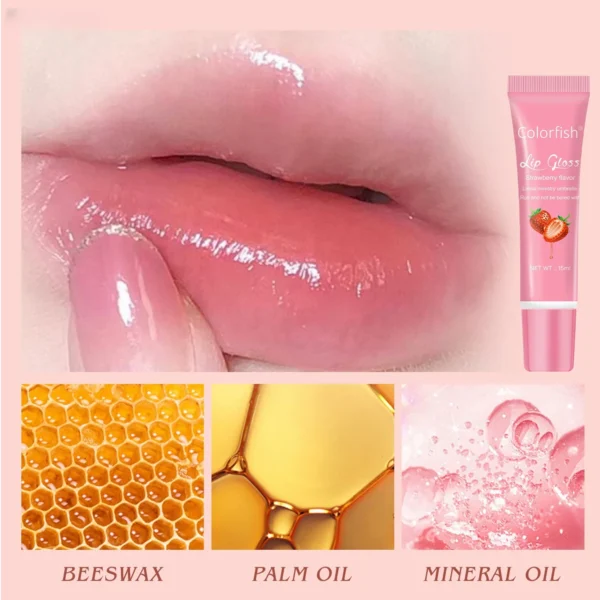 6PCS lip oil set 15ml high water supplement deep moisturizing lip gel lipstick set mothers gift party festival gift - Image 6
