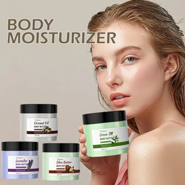 Green Tea Lavender Coconut & Shea Butter Body Moisturizer for Dry Skin Care Smooth Skin Enhancing Ingredients Body Lotion