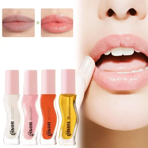 Honey Lip Oil Essence Moisturizing Temperature Liquid Lipstick Honey Hair Oil Improve Dry Restless Hair Conditioner Hair Care - Image 5