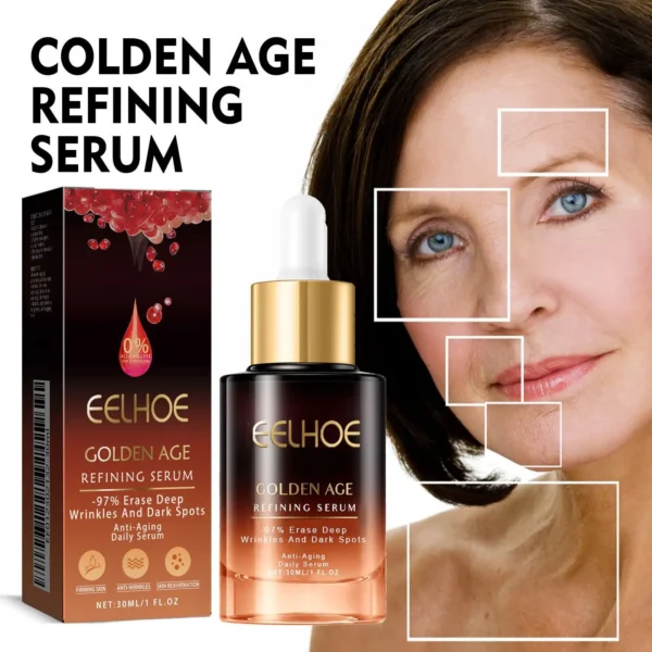 Instant Remove Wrinkle Face Serum Firming Lifting Anti-Aging Fade Fine Lines Improve Puffiness Moisturizing Brighten Skin Care - Image 3