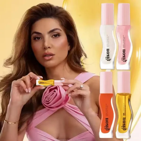 Honey Lip Oil Essence Moisturizing Temperature Liquid Lipstick Honey Hair Oil Improve Dry Restless Hair Conditioner Hair Care - Image 6