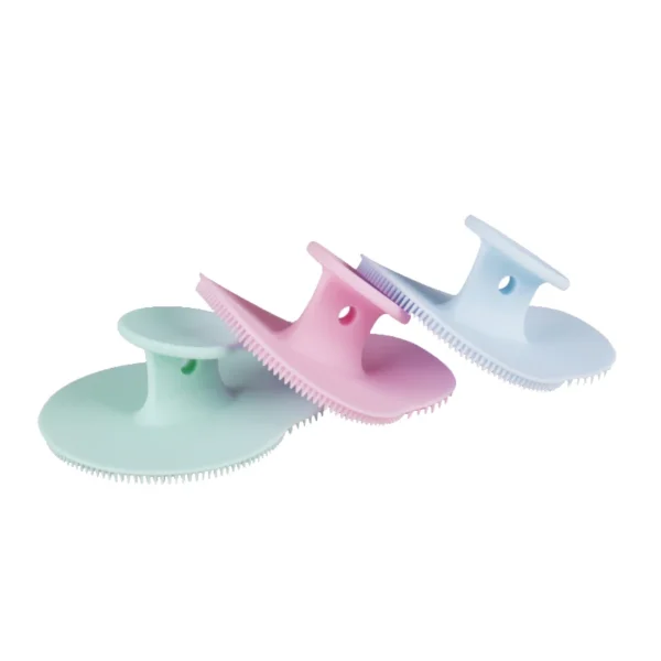 Soft Silicone Face Brush Cleanser and Massager Manual Facial Cleansing Brush Exfoliating Silicone Face Scrubber For Women Men - Image 2