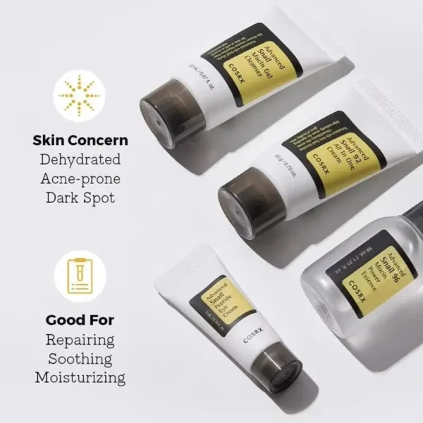 Cosrx Advanced Snail 96 Mucin Power Repair Essence Toner Cream Hyaluronic Acid Moisturizing Nourishing Brightening Skin Care - Image 5